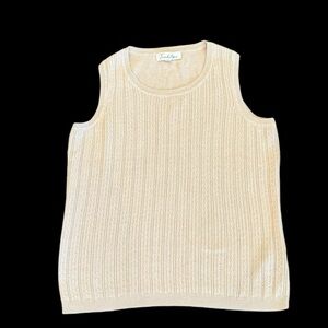 Vintage Sleeveless Sweater Vest or Top